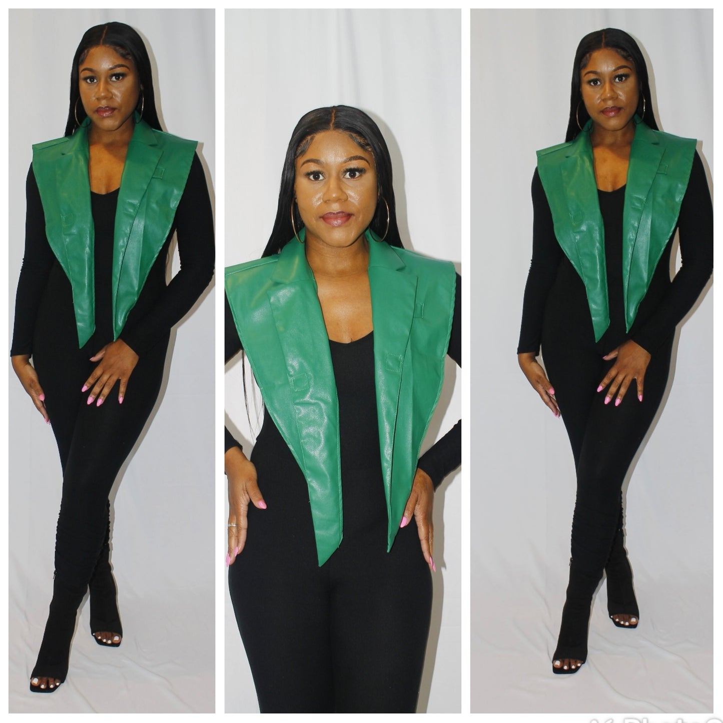 Backless Green Vest